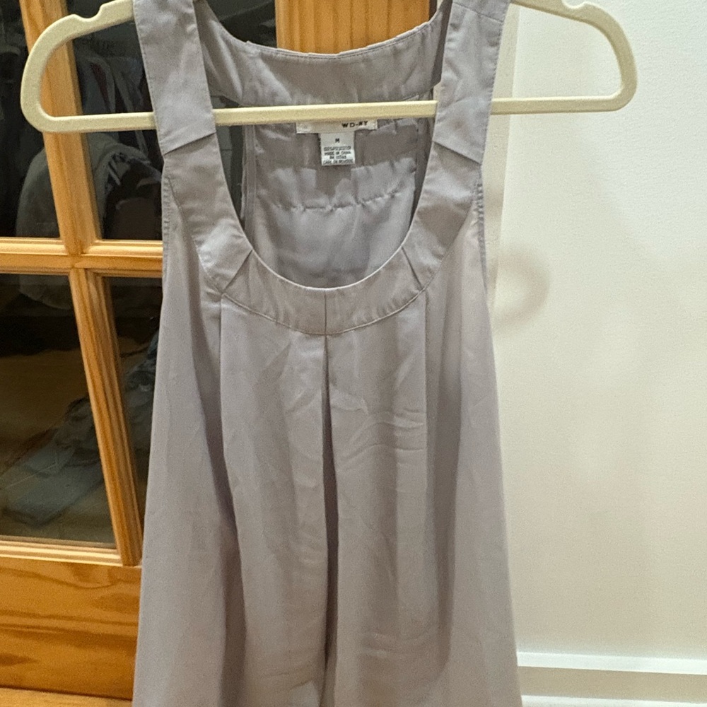 WD.NY Light Gray Sleeveless Top